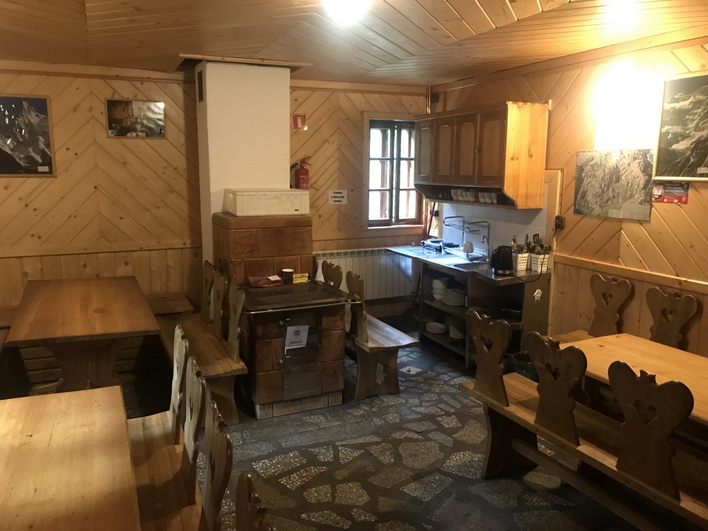 Kitchen in Morskie Oko (old building) shelter | Poland